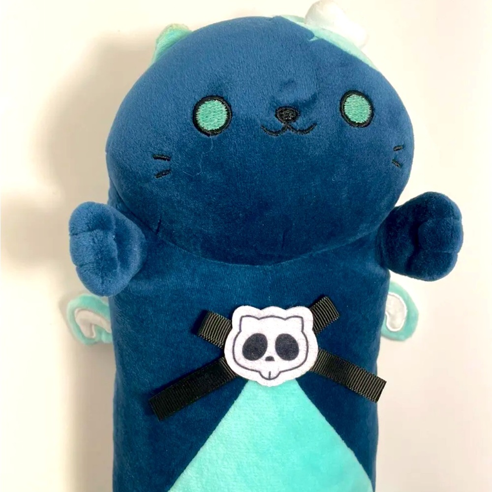 Mewaii Long Cat Plush Body Pillow, 70cm Kawaii Glow in The Dark